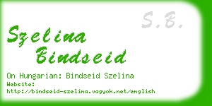 szelina bindseid business card